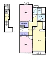ジュネス感田Bの間取り画像