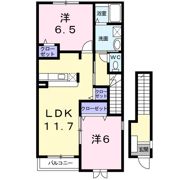 サンリットⅠの間取り画像