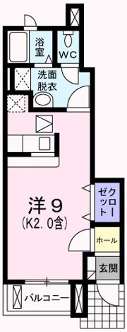 グランフリーゼの間取り画像