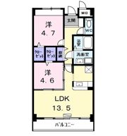 プレシャスコートの間取り画像