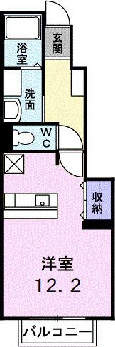 ジームスAの間取り画像