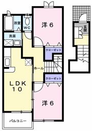 ローズウィンドゥAの間取り画像