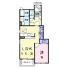 クラールS・S B棟の間取り画像