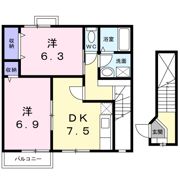 メゾン コリーヌⅡの間取り画像