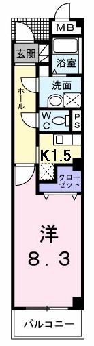 メゾン・ソレイユNの間取り画像
