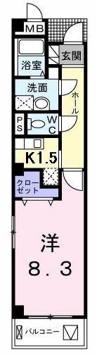 メゾン・ソレイユNの間取り画像