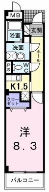メゾン・ソレイユNの間取り画像