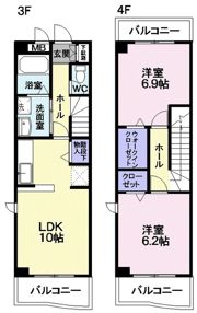 アビタシオンⅡの間取り画像