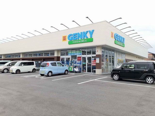 近くのゲンキー木曽川インター西店まで650m（徒歩9分）
