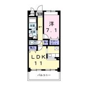 カームハウス Ⅲの間取り画像