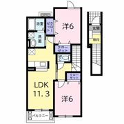パークサイド前山 Bの間取り画像