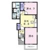 ノイ・ブローテAの間取り画像