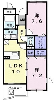 サニーヒルの間取り画像