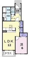 サニーグレイスM柳町の間取り画像