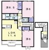 セレーノⅠの間取り画像