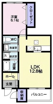 カトルセゾン Ⅰの間取り画像