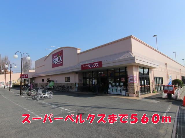 近くのベルクスまで560m(徒歩7分)
