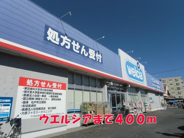 近くのウエルシアまで400m(徒歩5分)