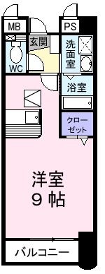 ベルクリーベの間取り画像
