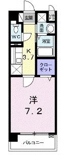 aube春の町の間取り画像