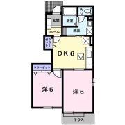 ベルデュールⅡの間取り画像