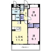 BEAU CHAMPS 夢運の間取り画像