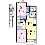 大石グランコート Aの間取り画像