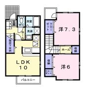 パークサイド・アネックス Bの間取り画像