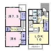 パークサイド・アネックス Cの間取り画像