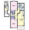 ラポールの間取り画像