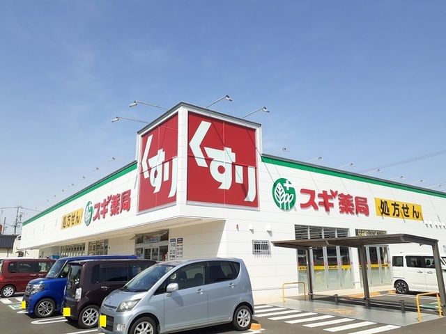 近くのドラッグストアまで750m（徒歩10分）
