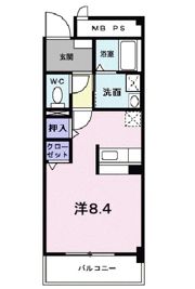 ジュネス里中の間取り画像