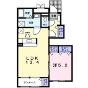 ウッディ・コートⅠの間取り画像