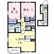 フリーデリーケの間取り画像