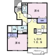クラール開成の間取り画像