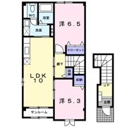 フィオーレ．K Bの間取り画像