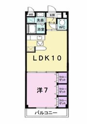 ナリッシュFujisakaの間取り画像