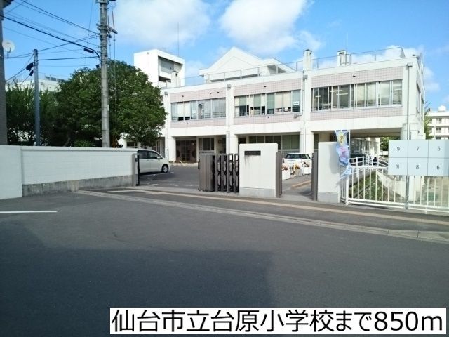 近くの仙台市立台原小学校まで850m（徒歩11分）