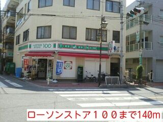 近くのコンビニまで140m（徒歩2分）