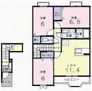 マージュの間取り画像