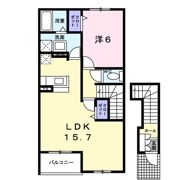 ルシヨン A棟の間取り画像