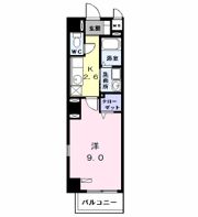 レジデンスKー1の間取り画像