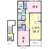 メロディハウス メゾピアノの間取り画像