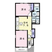 アルモニー・KⅡの間取り画像