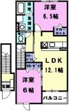 ハーモニーAの間取り画像