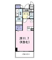アヴニール・パレの間取り画像