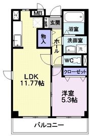 フリッシュⅢの間取り画像