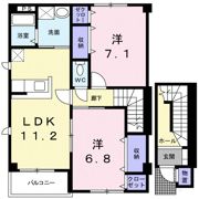 ソールオリエンス Bの間取り画像