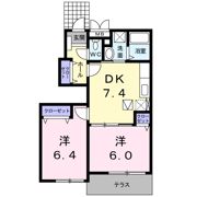 カ－サ モデルノの間取り画像