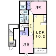 ウィスタリアDの間取り画像